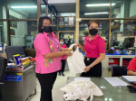 กิจกรรมการใช้ถุงแทนถุงพลาสติกในสำนักงานเทศบาลตำบลหัวกุญแจ