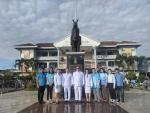 ร่วมพิธีฯ ที่ อ.บ้านบึง (12-8-67) ช่วงเช้า